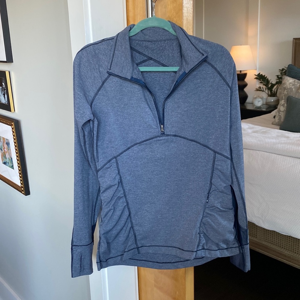 lululemon athletica Blue Long Sleeve Top
